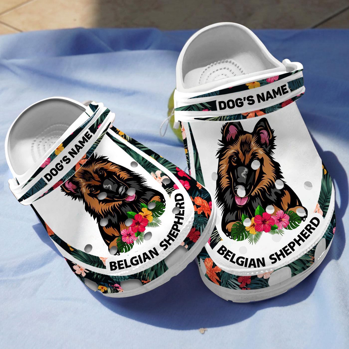 Belgian Shepherd Dog Crocs Crocband Clogs Shoes Comfortable For Men Women and Kids