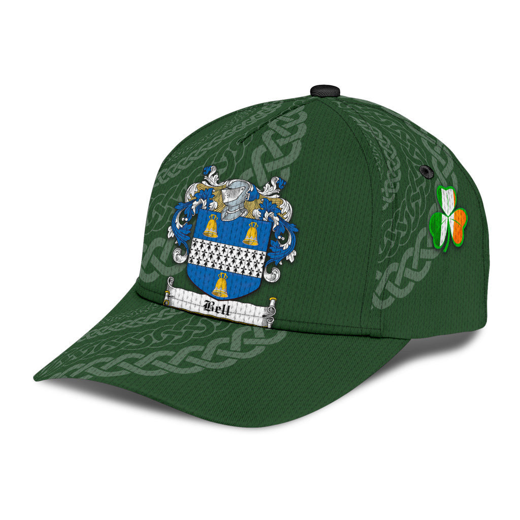 Bell Coat Of Arms - Irish Family Crest St Patrick's Day Hat Classic Cap Trucker Hats Custom Hats Gifts For Men & Women