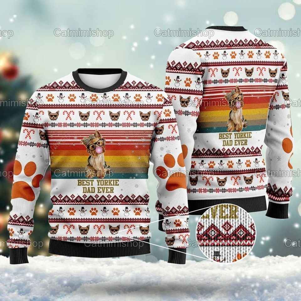 Best Dad Ever Christmas Sweater - Thoughtful Holiday Gift