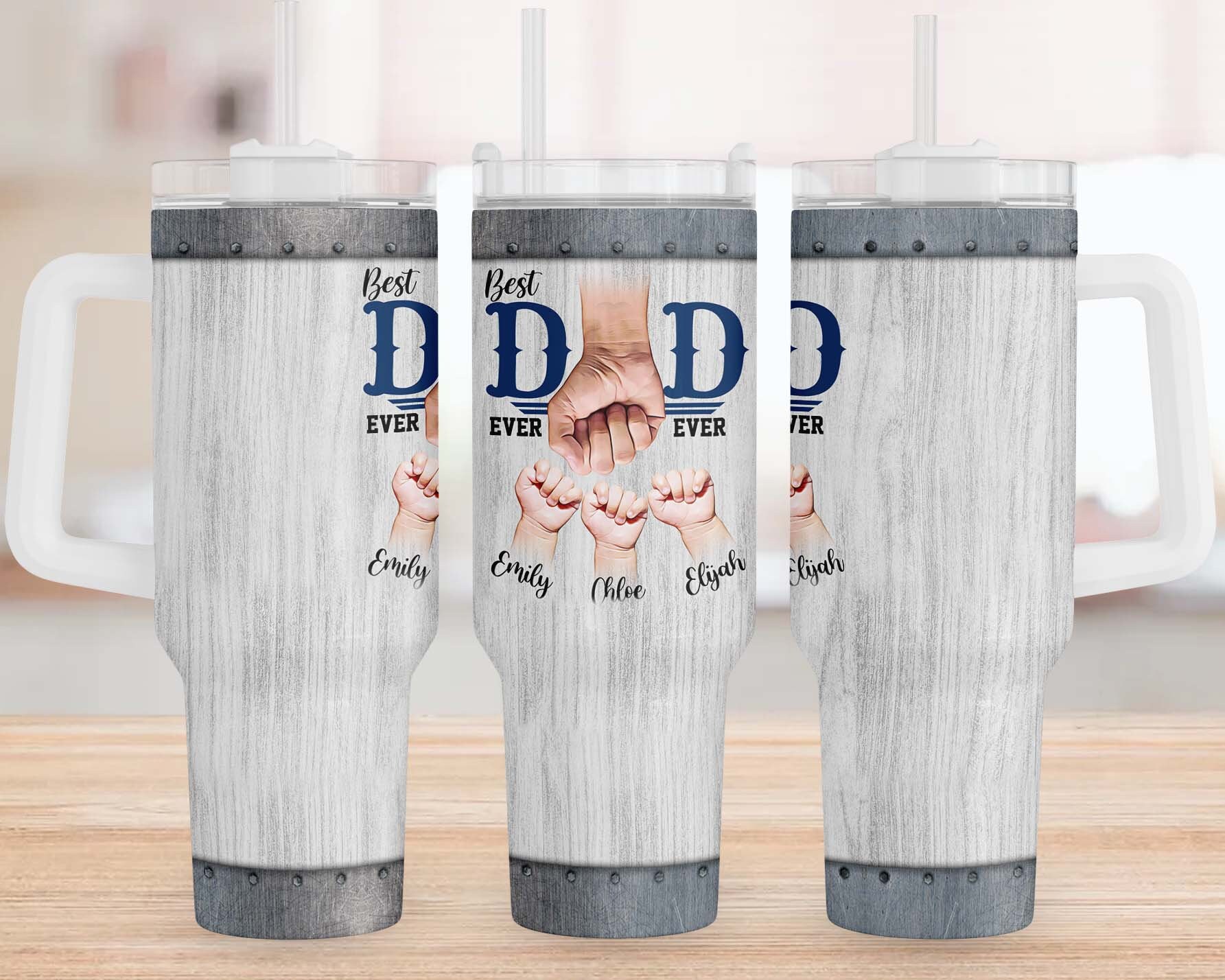 Best Dad Ever Fatherâ€™s Day Custom Stanley Cup 40 oz 30 oz Tumbler With HandleTVC2301961
