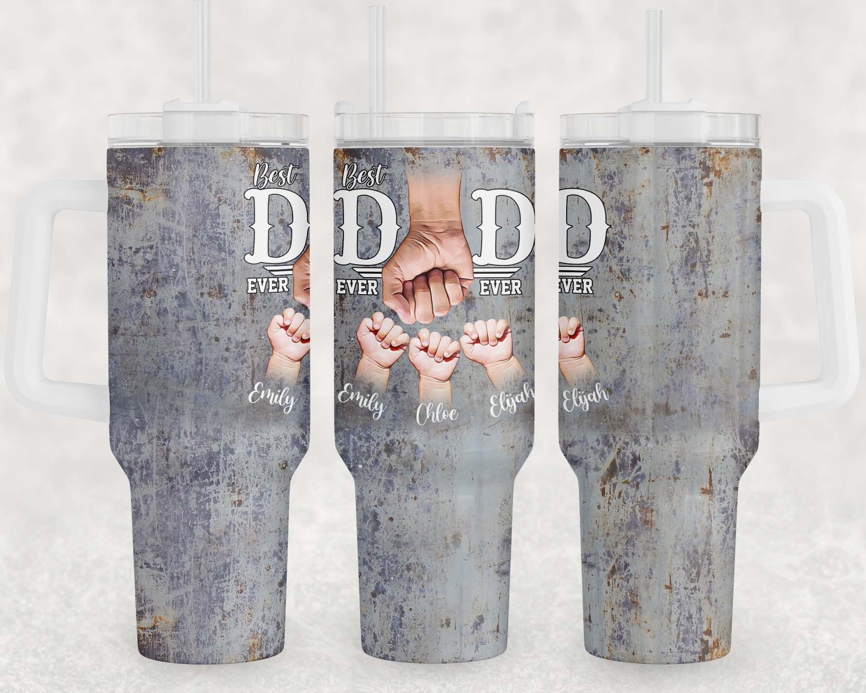 Best Dad Ever Fatherâ€™s Day Custom Stanley Cup 40 oz 30 oz Tumbler With HandleTVC2301966