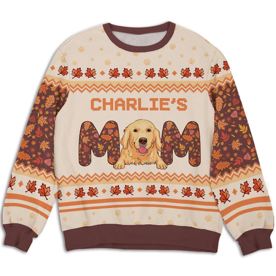 Best Dog Cat Mom - Personalized All-Over-Print Sweatshirt - Christmas Gift For Pet Owners, Pet Lovers, Dog Lovers, Cat Lovers