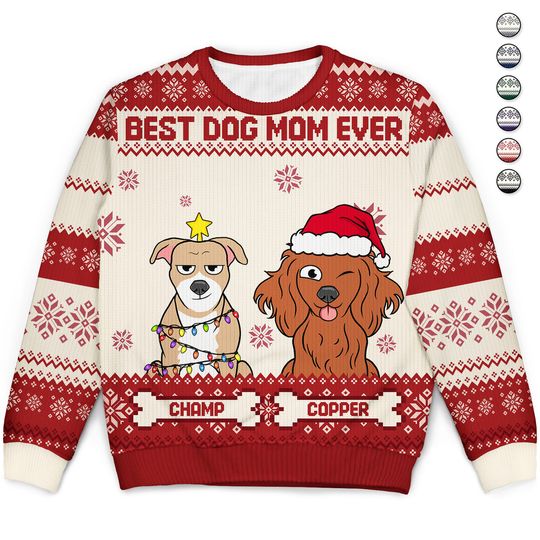 Best Dog Mom Ever - Christmas Gift, Gift For Dog Lovers, Dog Mom, Dog Dad, Pet Lovers - Image 4