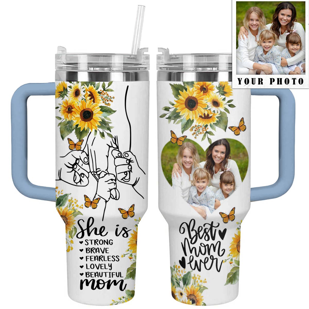 Best Mom Ever Custom Stanley Cup 40 oz 30 oz Tumbler With HandleTVC2301788 - Image 2