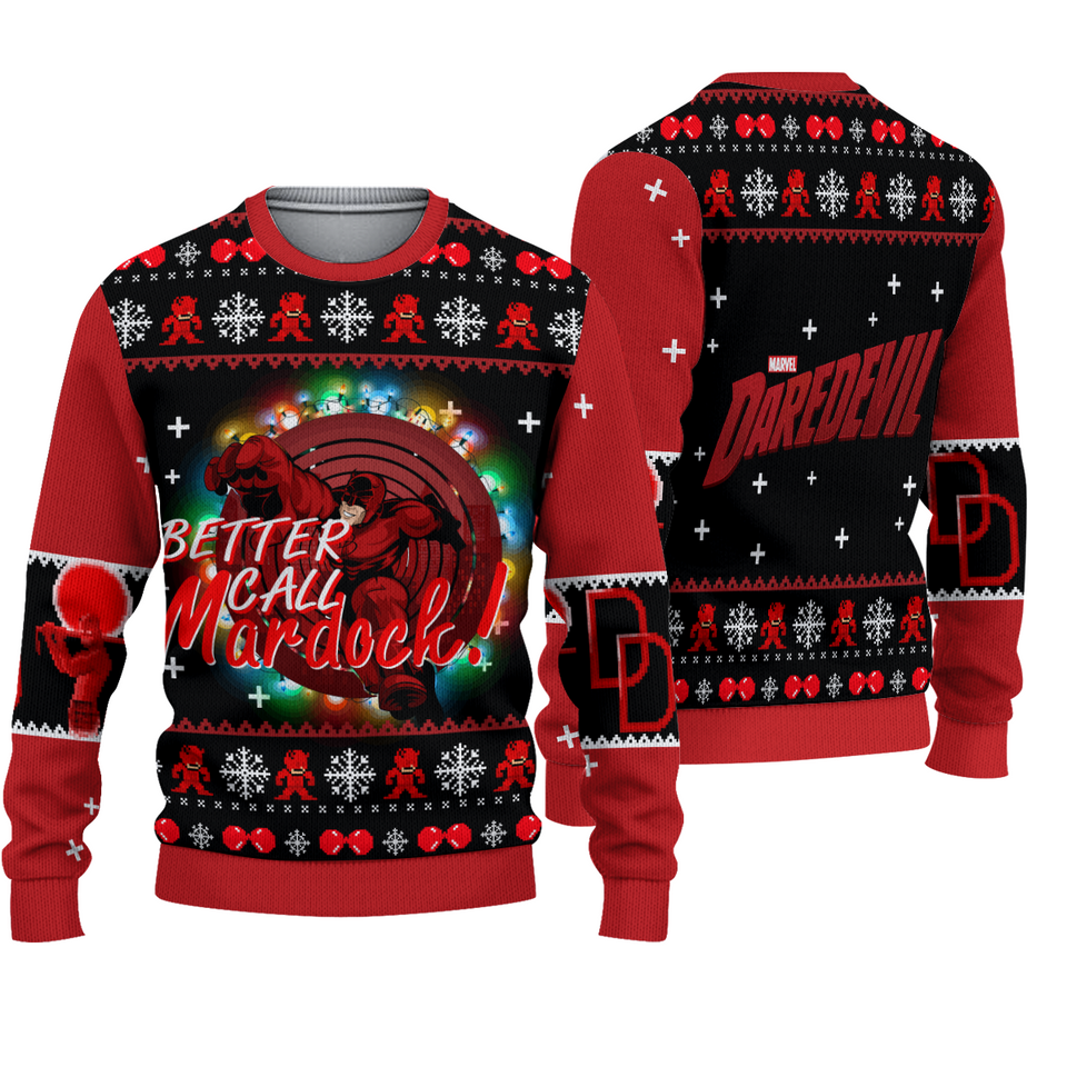 Better Call Murdock! Daredevils Ugly Christmas Sweater