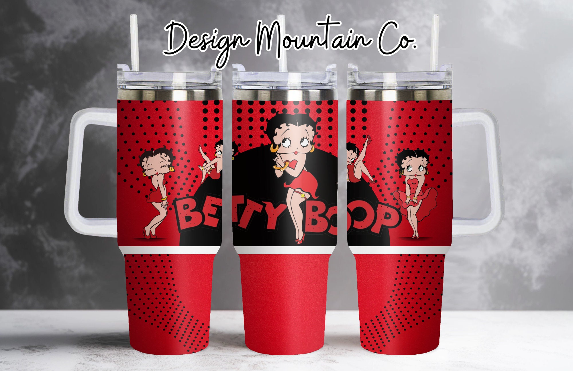 Betty Boop Cartoon Custom Stanley Cup 40 oz 30 oz Tumbler With HandleTVC2301914