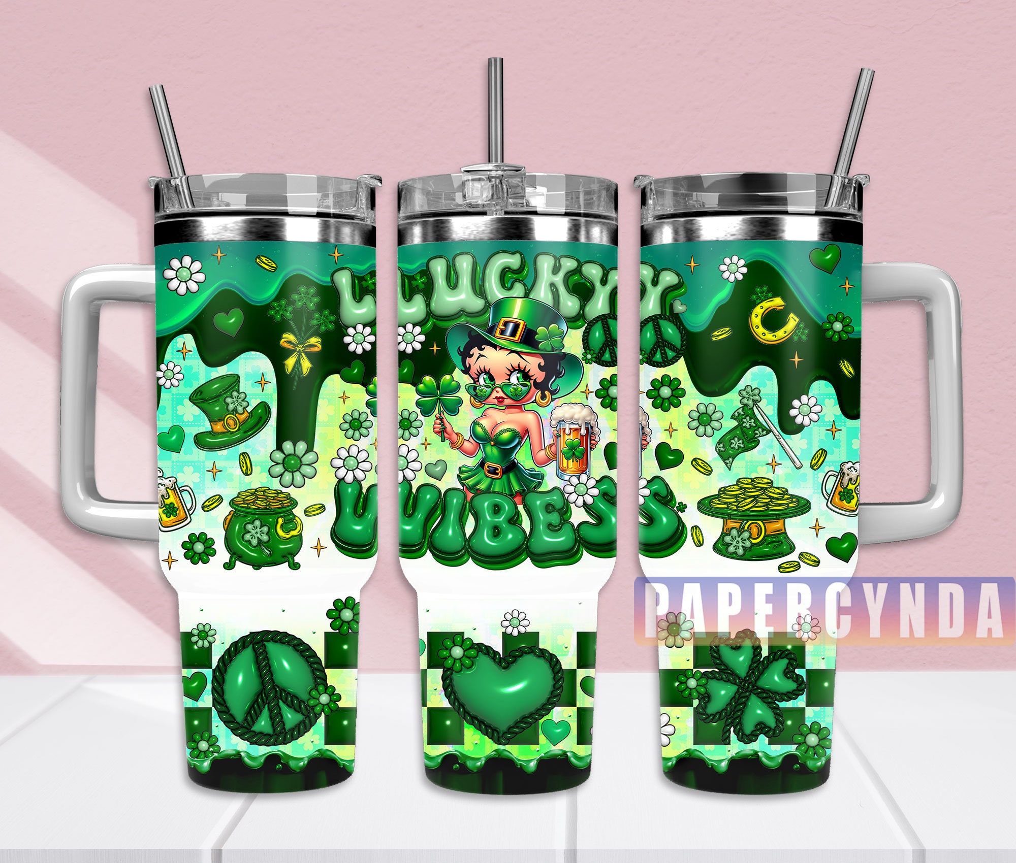 Betty Boop Custom Stanley Cup 40 oz 30 oz Tumbler With HandleTVC2301834