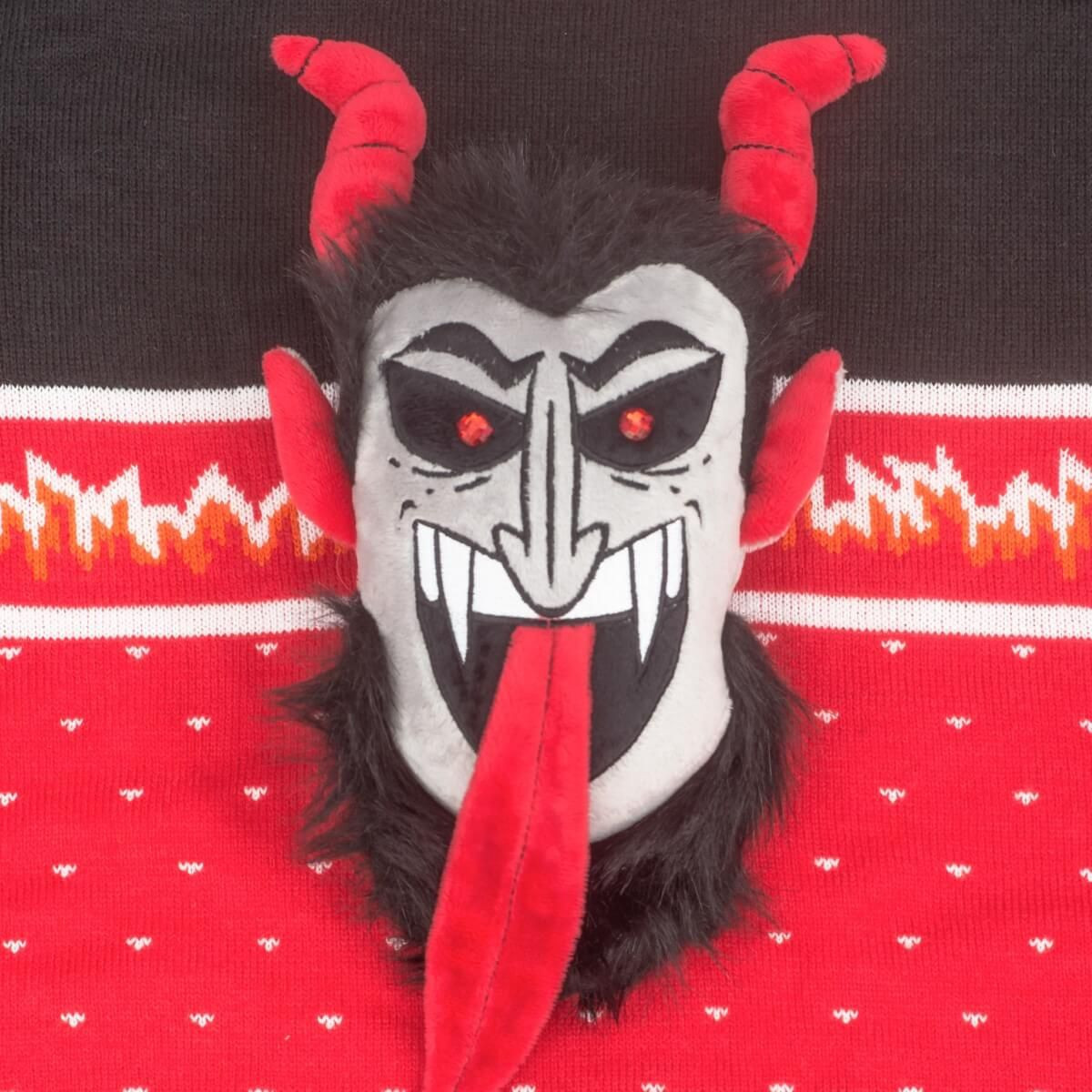 Beware The Krampus For Unisex Ugly Christmas Sweater Adult 3D Funny Matching for family - Image 3