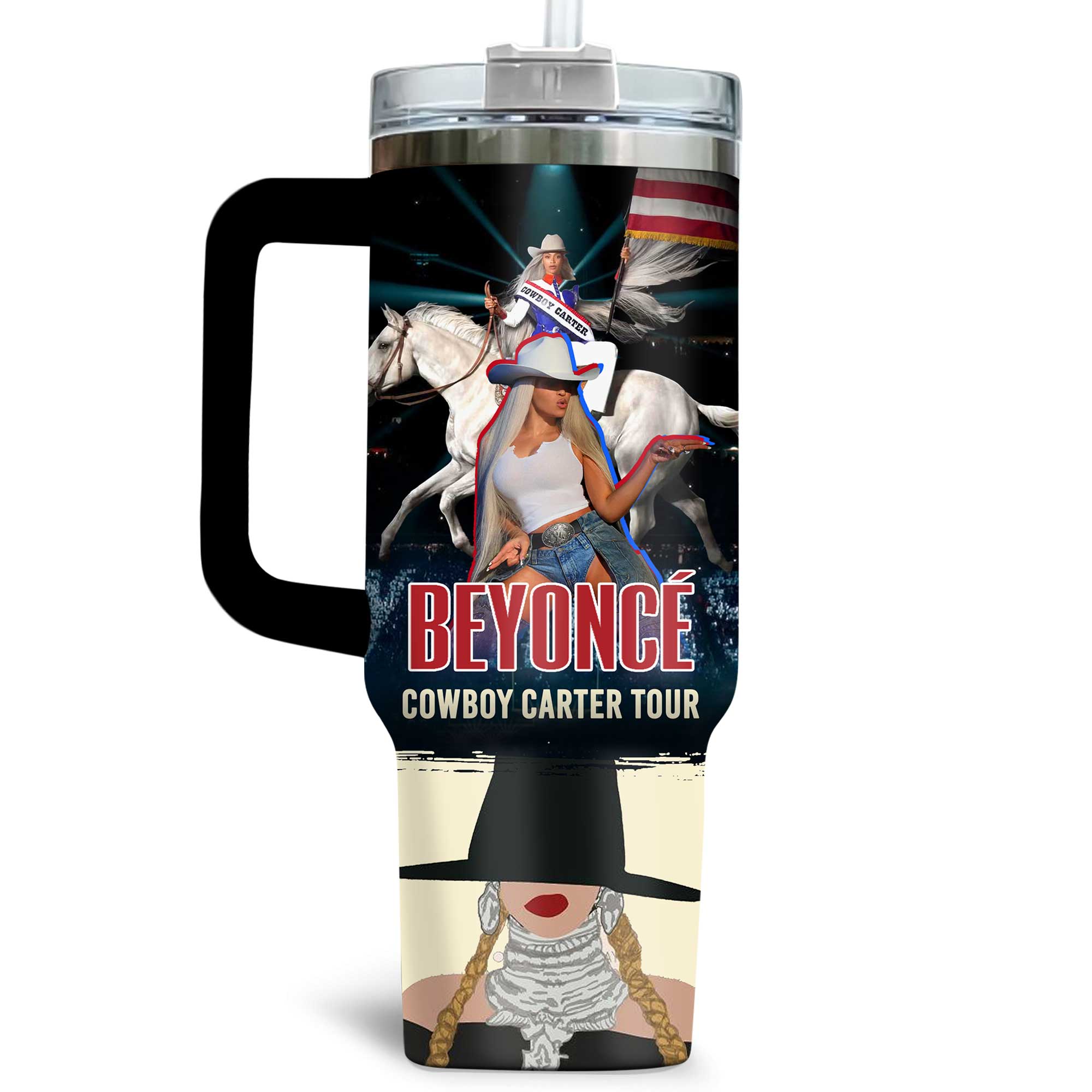 Beyoncé Music Custom Stanley Cup 40 oz 30 oz Tumbler With HandleTVC230193 - Image 2