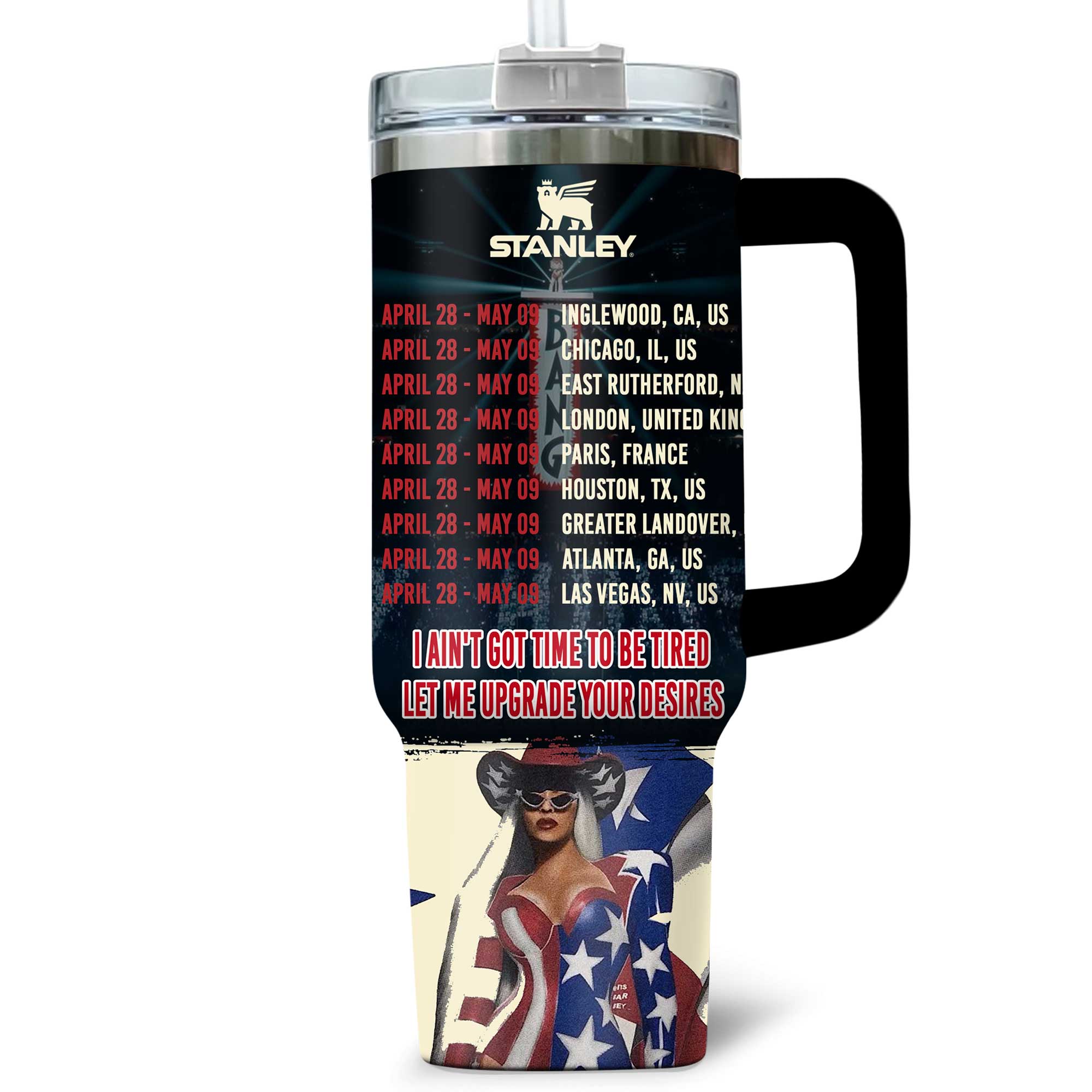 Beyoncé Music Custom Stanley Cup 40 oz 30 oz Tumbler With HandleTVC230193 - Image 3