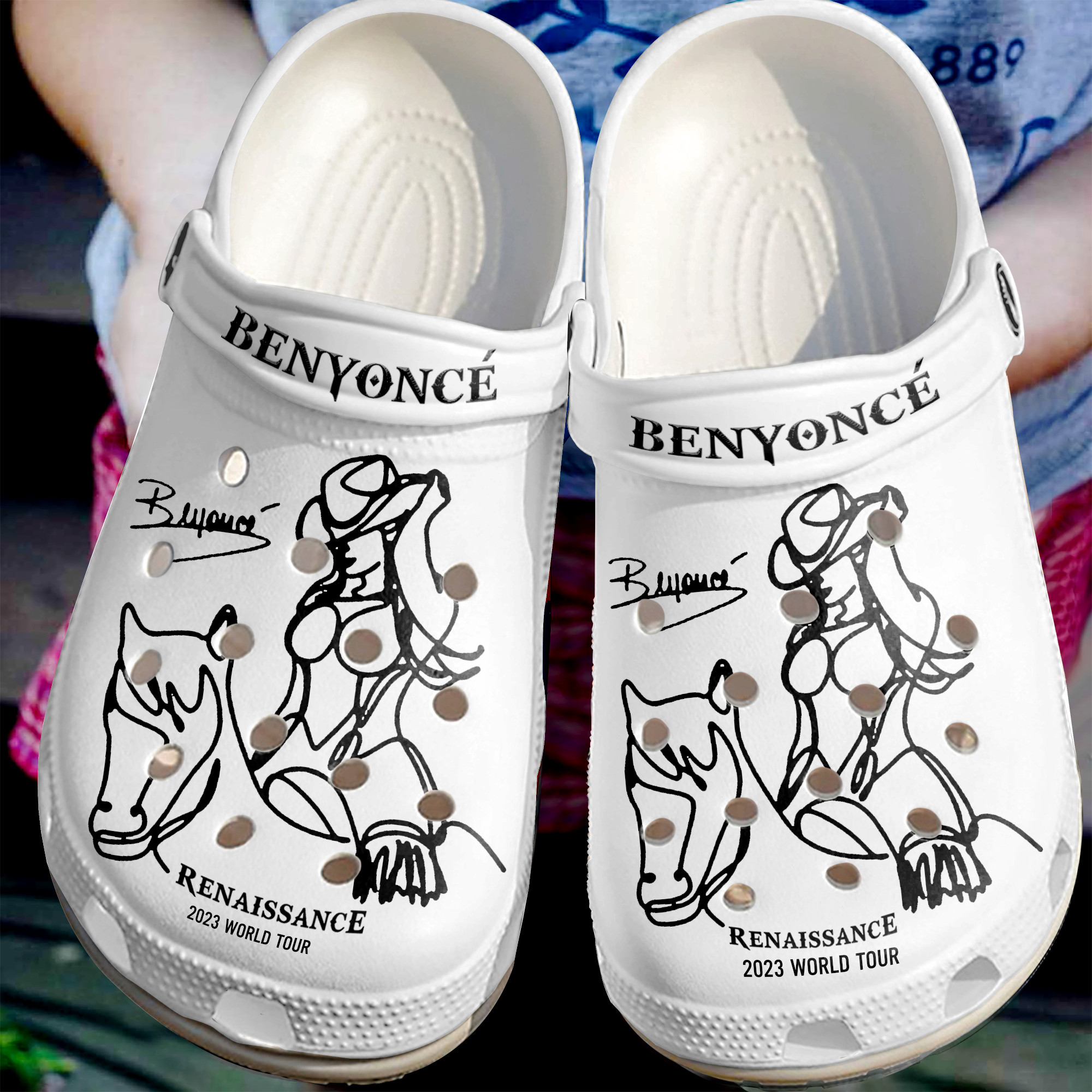 Beyonce Music Crocs Crocband Clogs Shoes Comfortable For Men Women and Kids