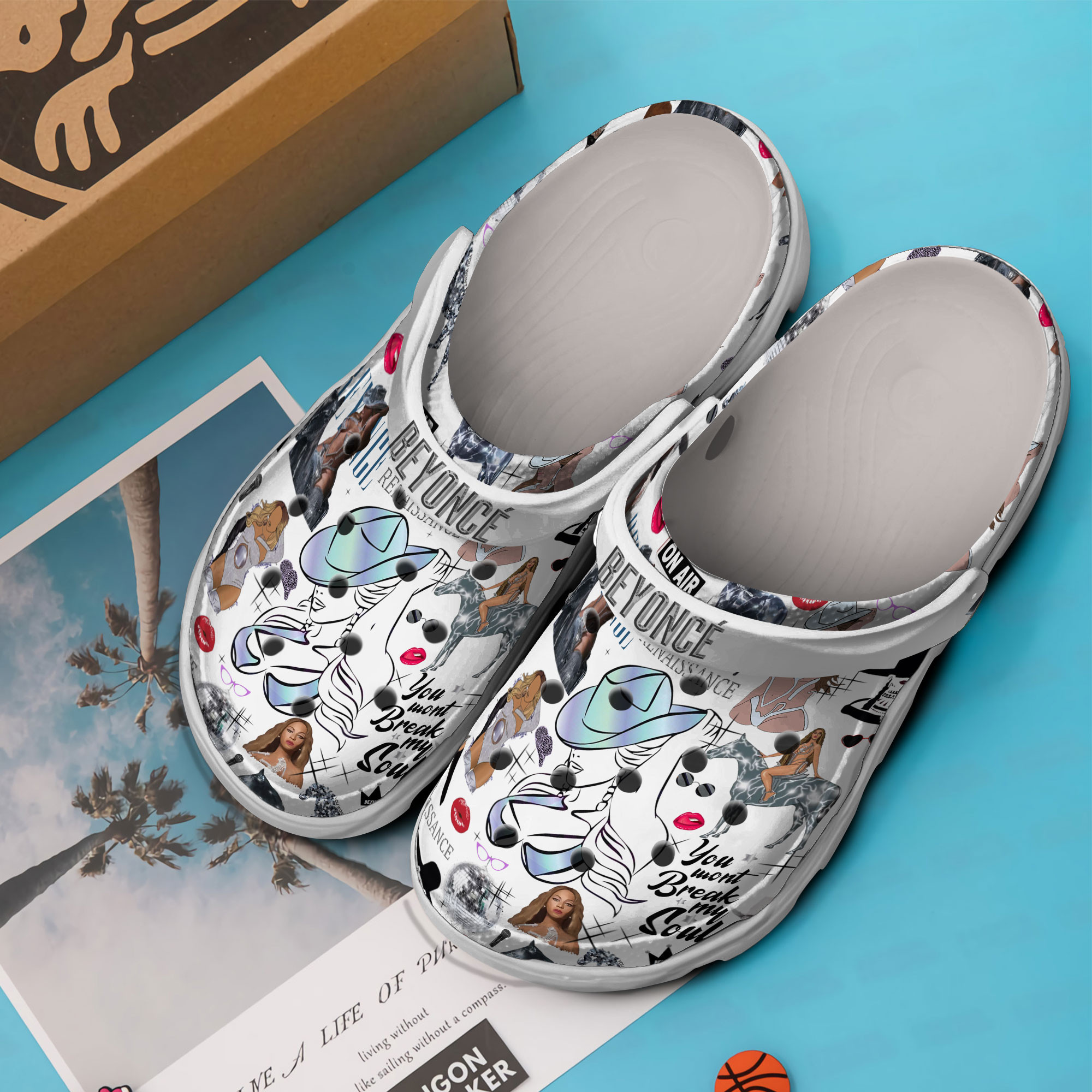 Beyonce Music Crocs Crocband Clogs Shoes Comfortable For Men Women and Kids - Image 2