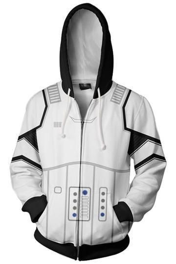BFJFY Star Wars Stromtrooper 3D All Over Print Hoodie, Zip Hoodie