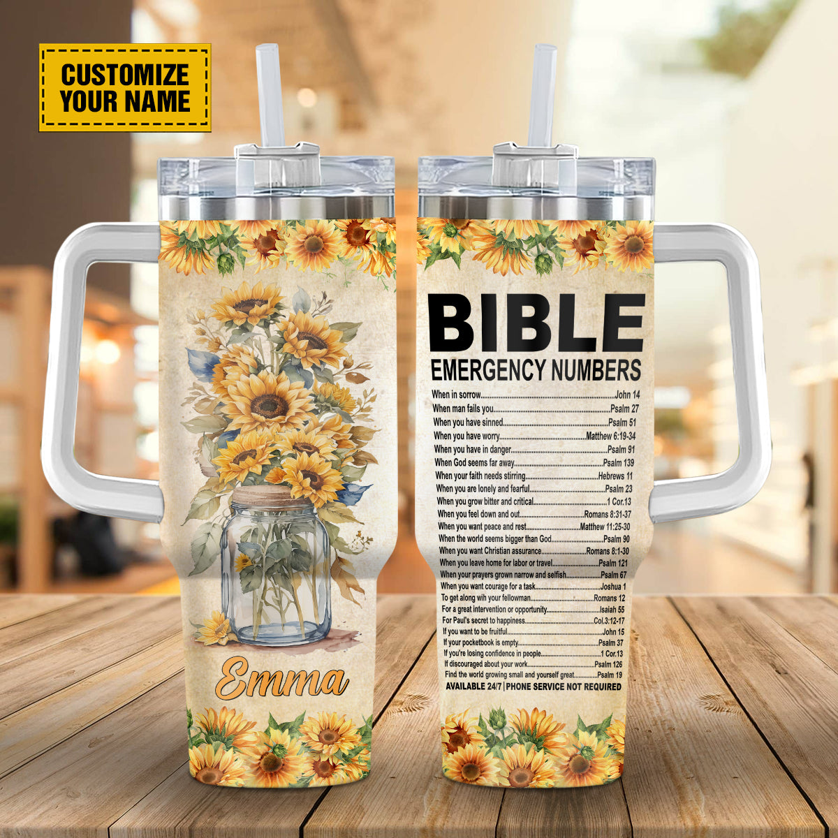 Bible Emergency God Custom Stanley Cup 40 oz 30 oz Tumbler With HandleTVC2301694 - Image 8