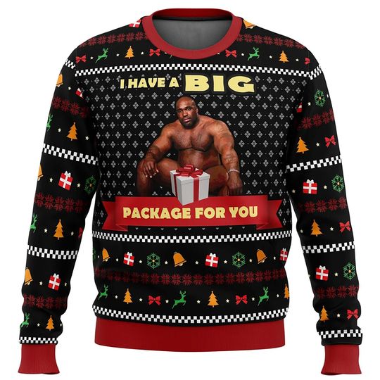 Big Package Ugly Christmas Sweater - Image 4