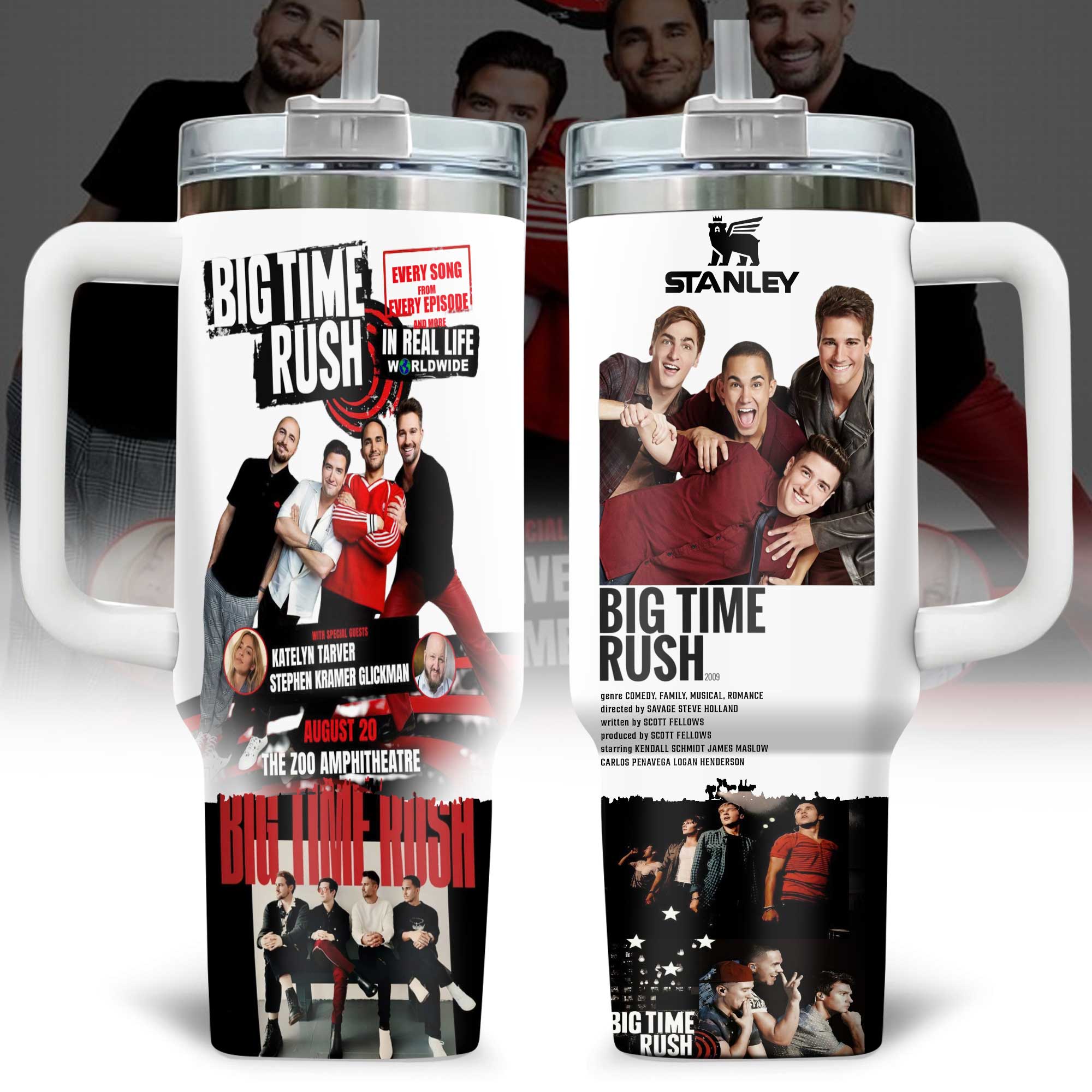 Big Time Rush Music Custom Stanley Cup 40 oz 30 oz Tumbler With HandleTVC230193