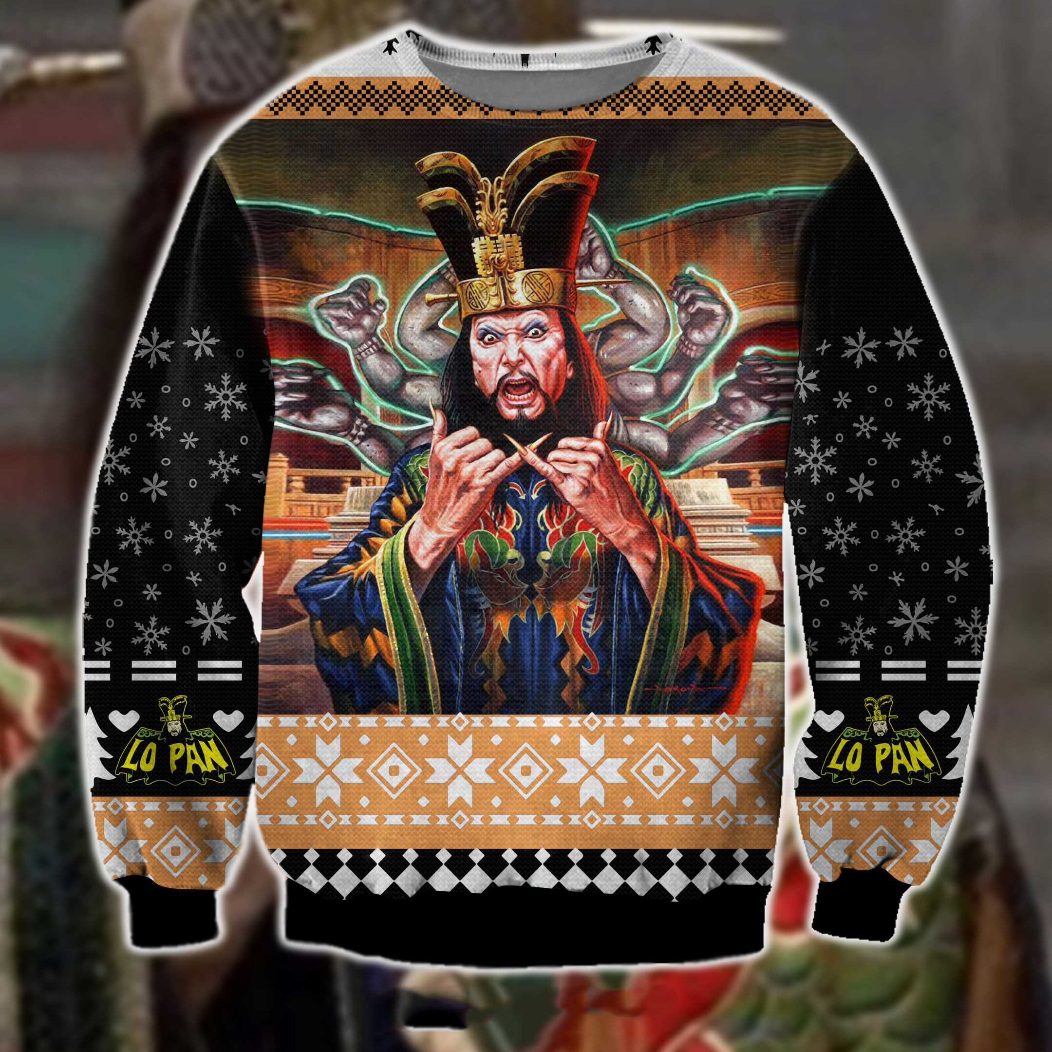Big Trouble In Little China 3D Print Ugly Christmas Sweater Adult 3D Funny Matching for family