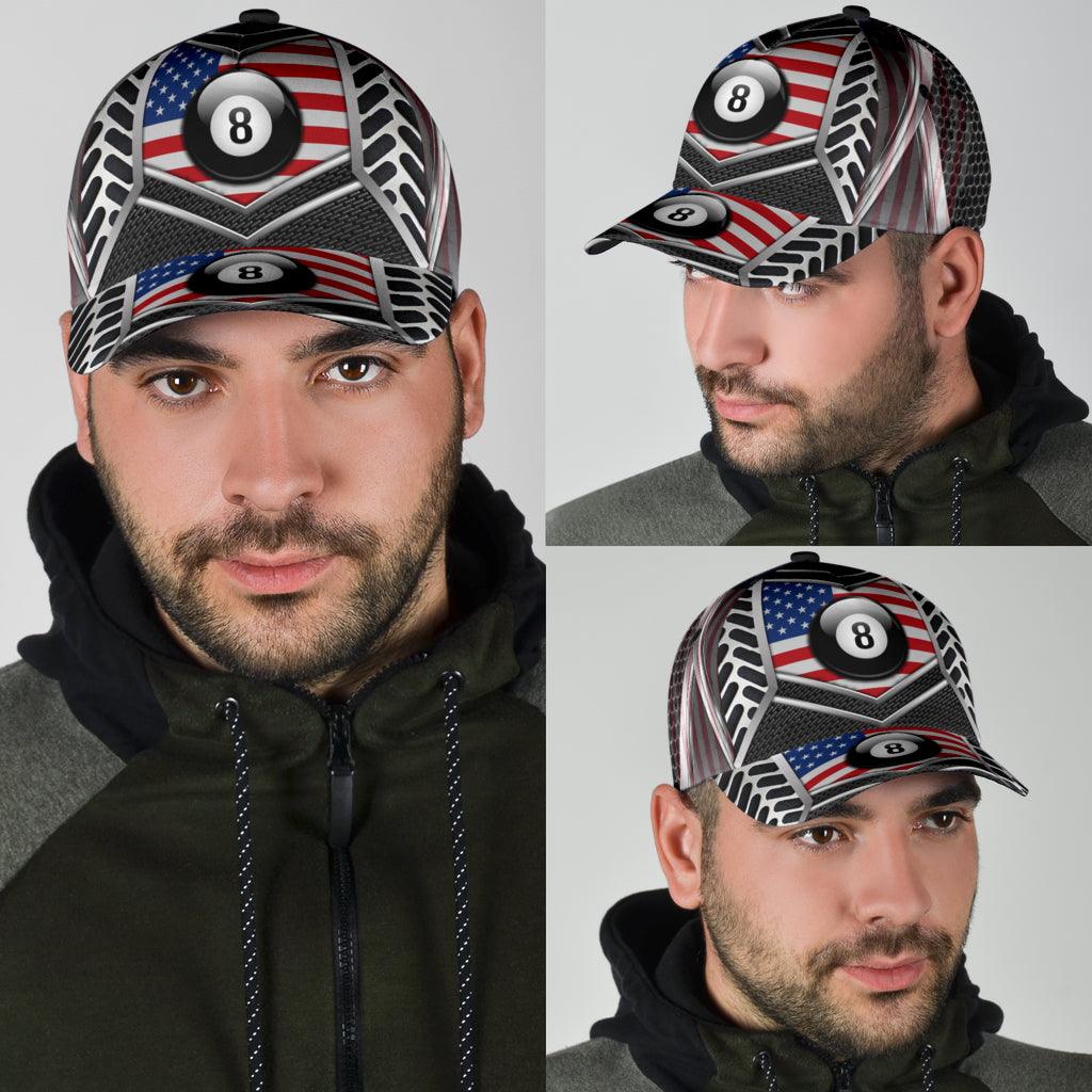 Billiard Classic Cap, Gift for Billiard Snooker Lovers, Billiard Snooker Players Trucker Hats Custom Hats Gifts For Men & Women