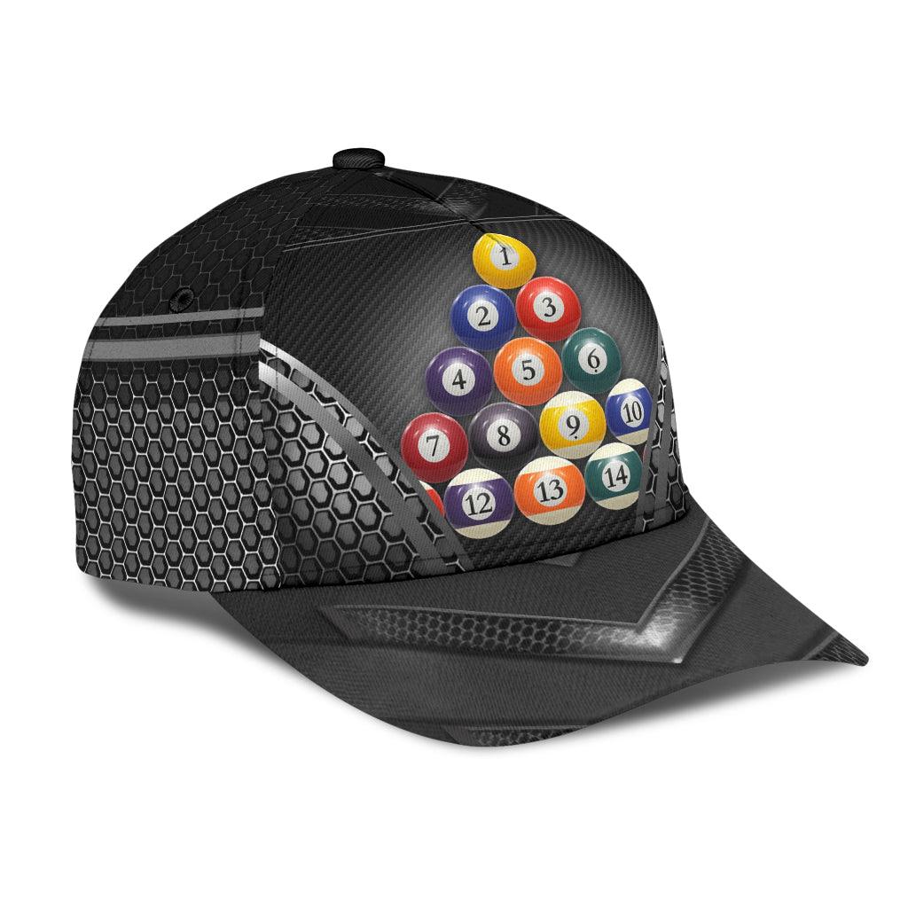 Billiard Classic Cap, Gift for Billiard Snooker Lovers, Billiard Snooker Players Trucker Hats Custom Hats Gifts For Men & Women