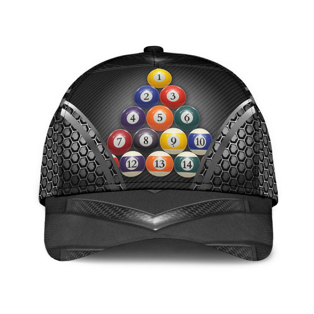 Billiard Classic Cap, Gift for Billiard Snooker Lovers, Billiard Snooker Players Trucker Hats Custom Hats Gifts For Men & Women