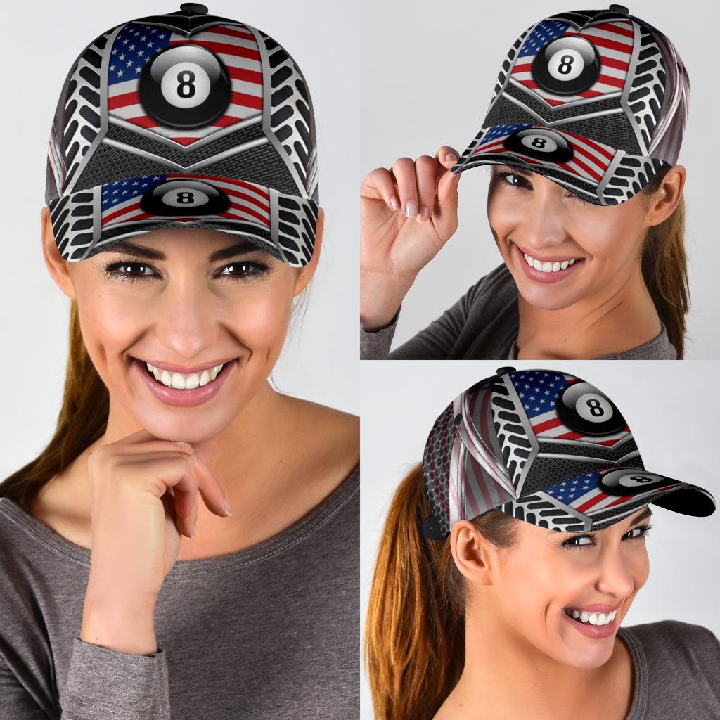 Billiard Classic Cap, Gift for Billiard Snooker Lovers, Billiard Snooker Players Trucker Hats Custom Hats Gifts For Men & Women
