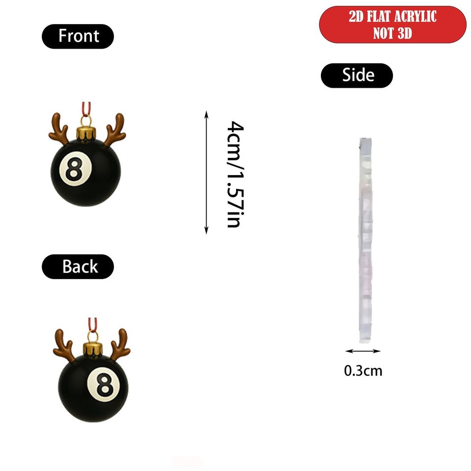 Billiards Advent Calendar, 24-Day Pool and Snooker Xmas Countdown Box, Mini Cue Ball Collectibles Set, Gift for Pool Players & Bar Gamers - Image 3