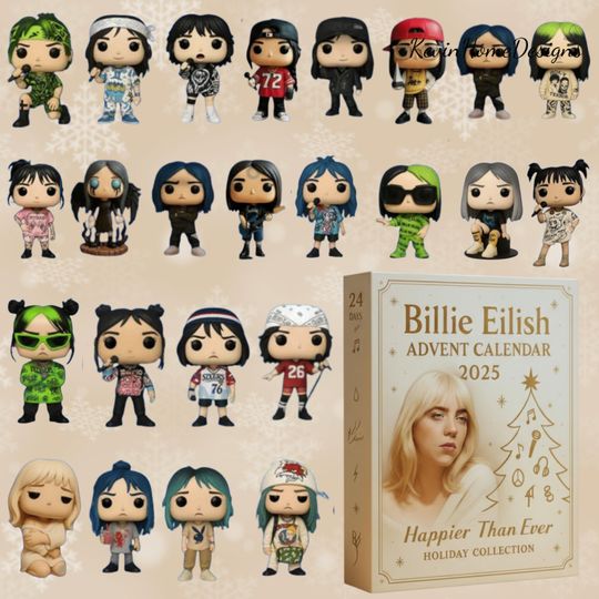 Billie Advent Calendar 2025: Music Fan Box, Happier Than Ever Set - Image 16