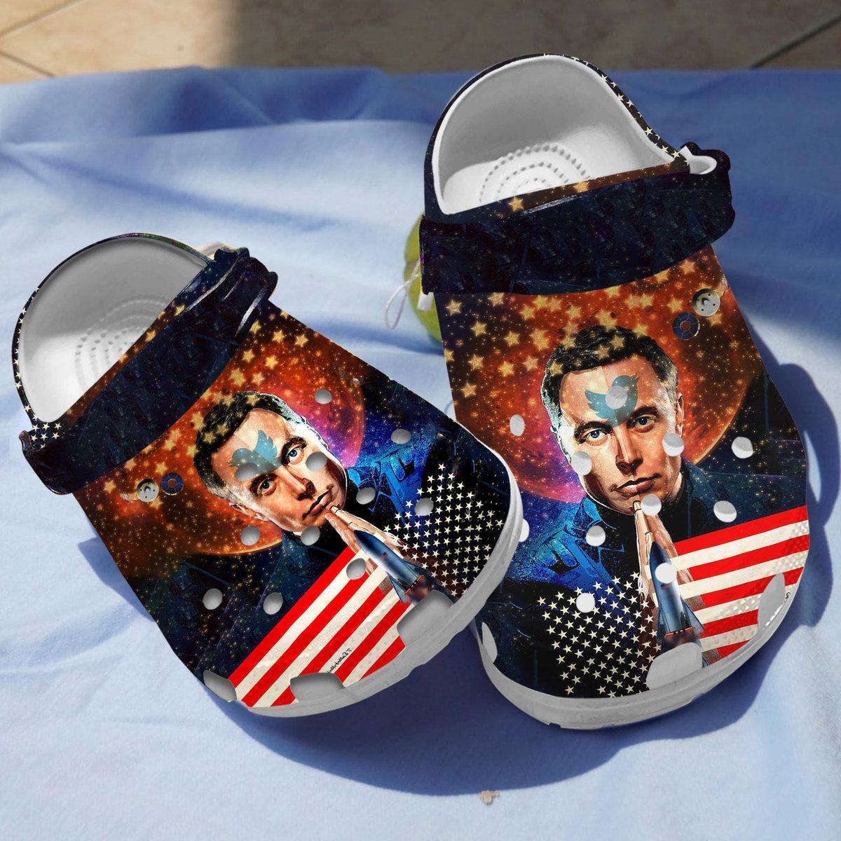 Billionaire Elon Musk Crocs Crocband Clogs Shoes Comfortable For Men Women and Kids