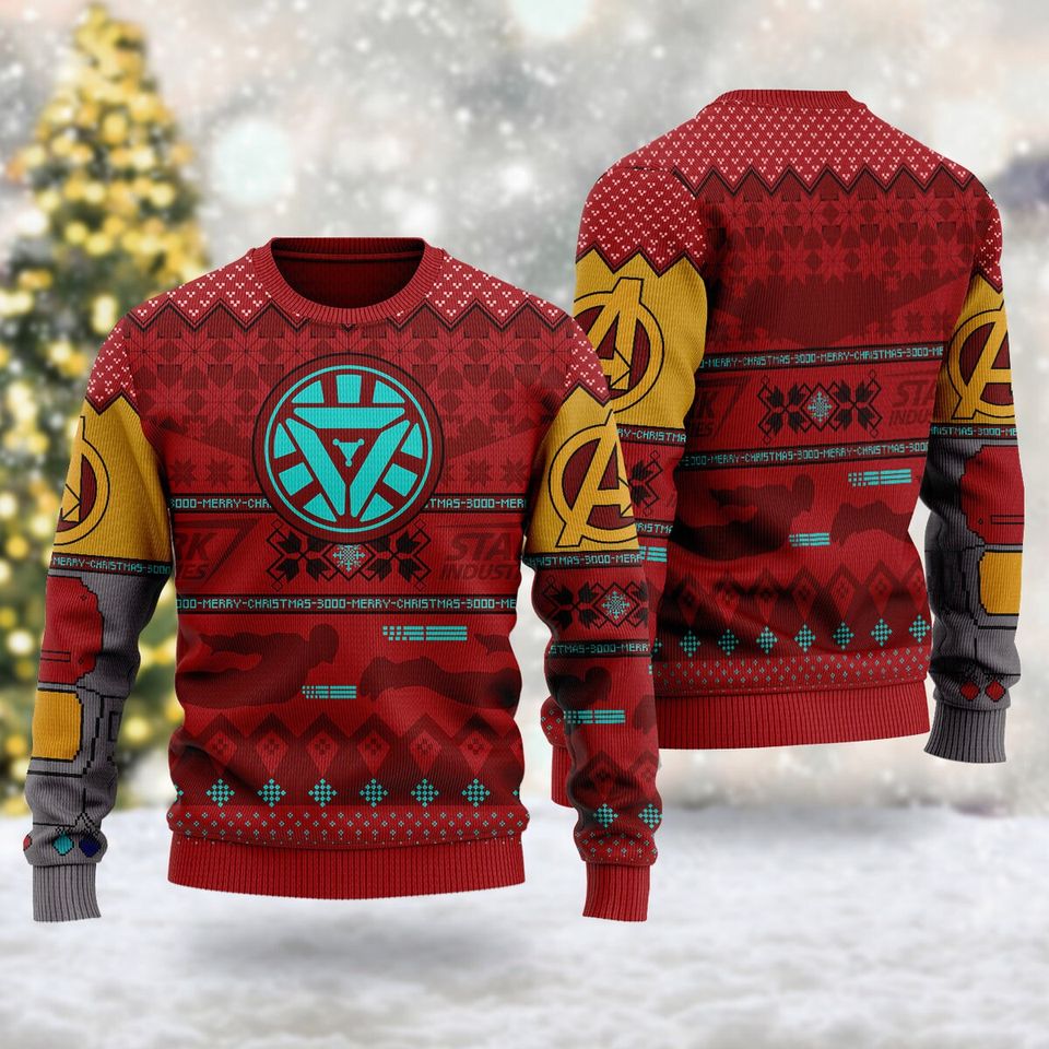 Billionaire Engineer 3D shirt, US Hero Movie Ugly Christmas Sweater