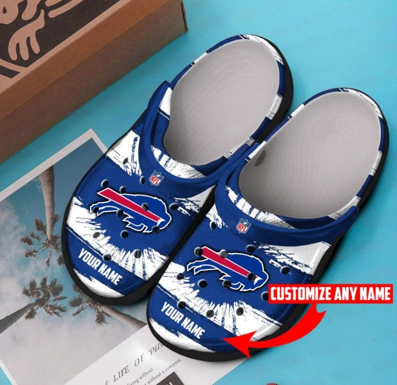 Bills Personalized Crocband Custom Name Clog Shoes