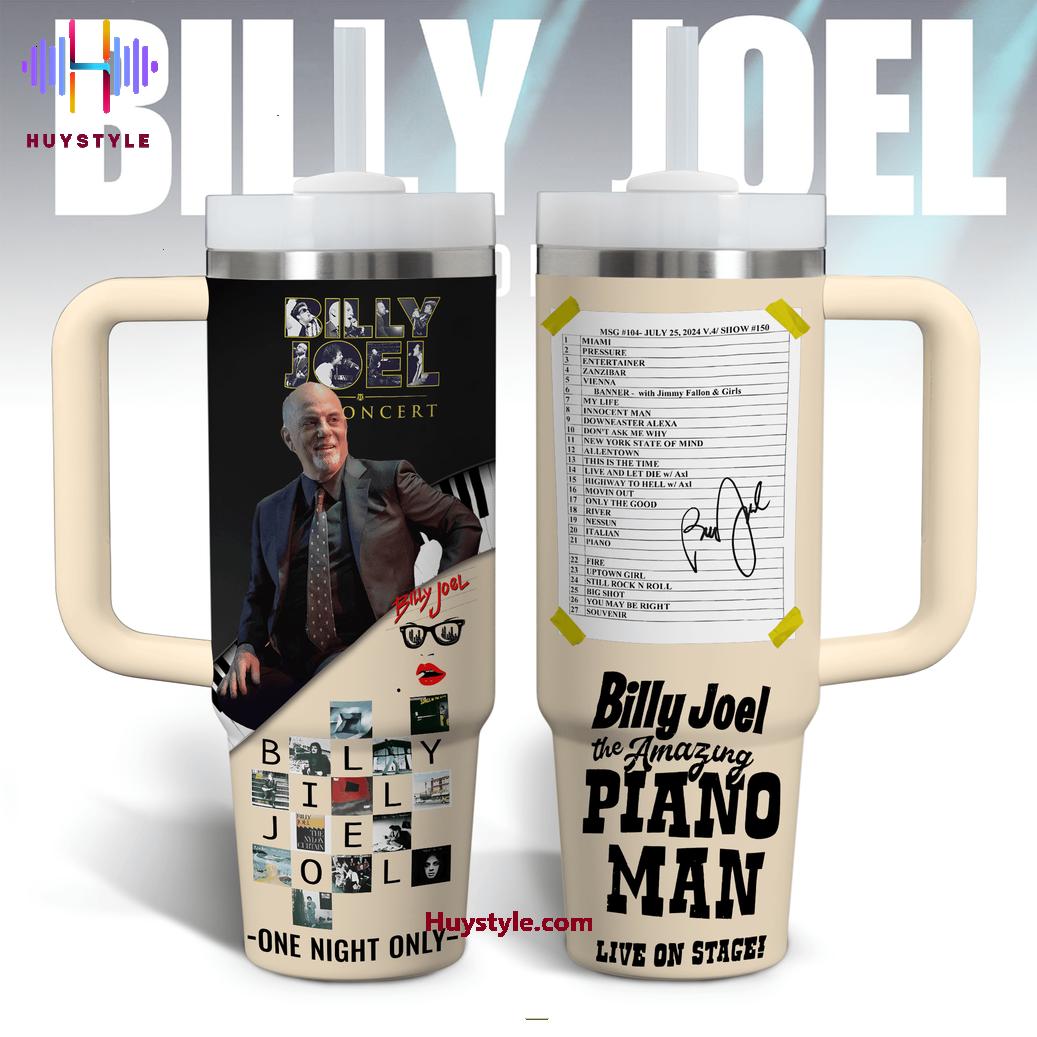 Billy Joel Music Custom Stanley Cup 40 oz 30 oz Tumbler With HandleTVC2301703