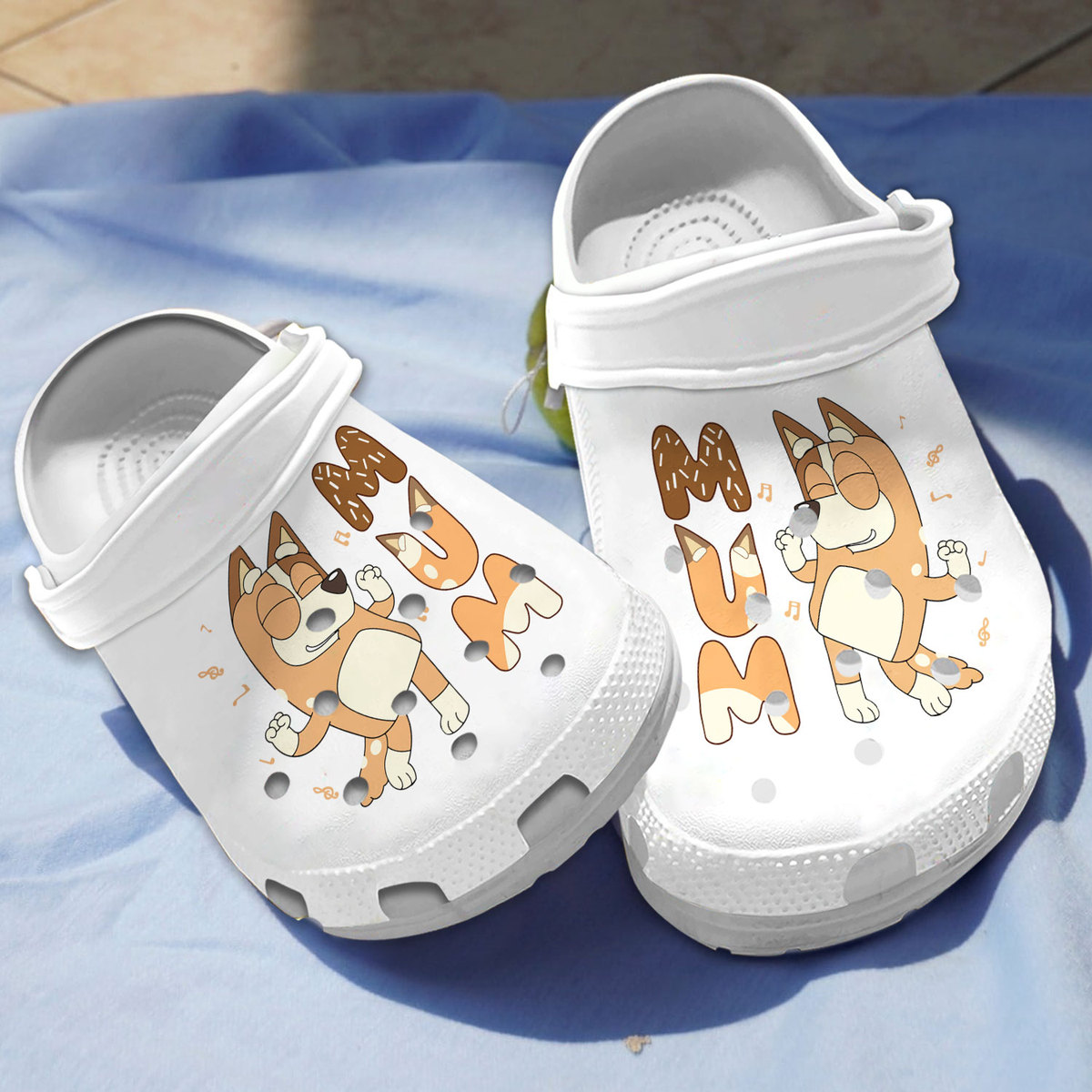 Bingo Bluey Cartoon Crocs Crocband Clogs Shoes Comfortable For Men Women and Kids