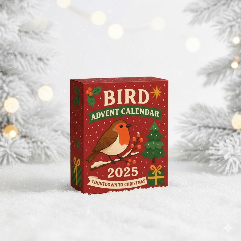 Bird Advent Calendar 2025, 24-Day Countdown to Christmas, Nature-Inspired Holiday Gift for Bird Lovers, Christmas Gift for Kids - Image 2