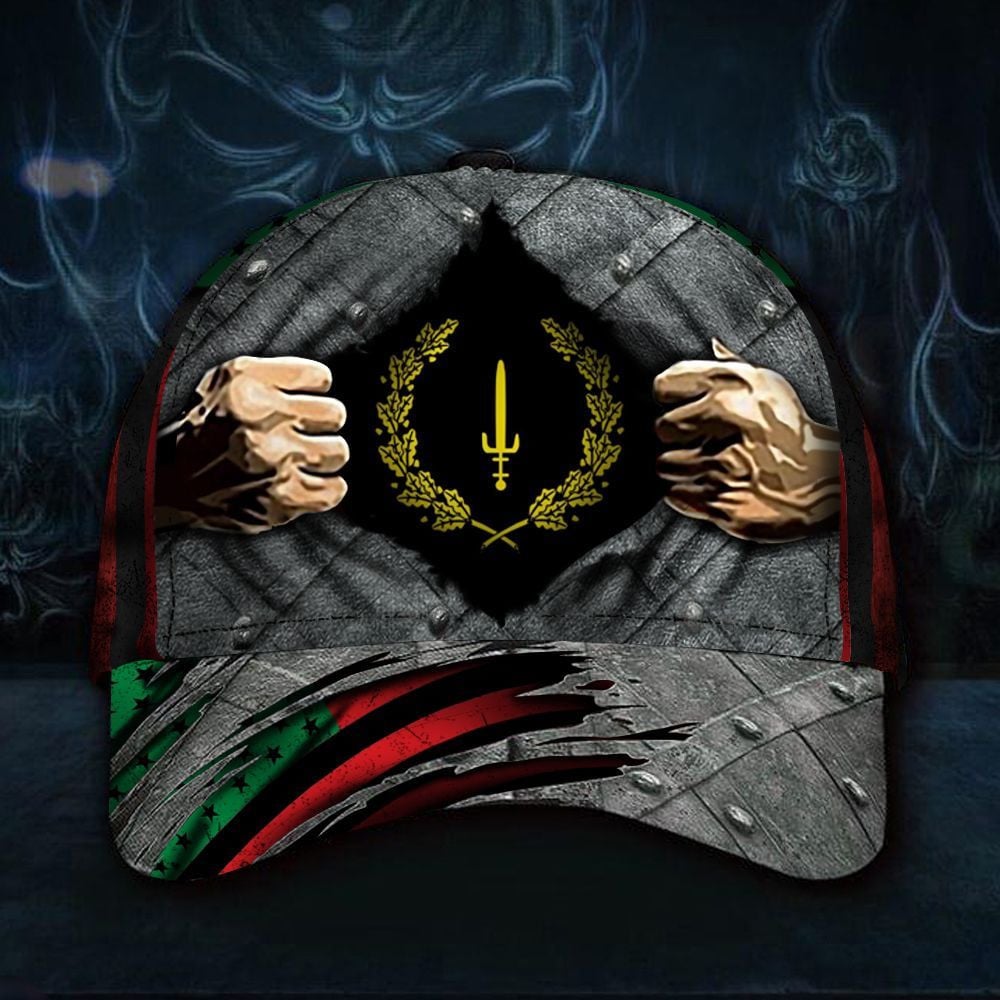 Black American Heritage Flag Hat African American Flag Cap Honor Black People Flag Merch Trucker Hats Custom Hats Gifts For Men & Women