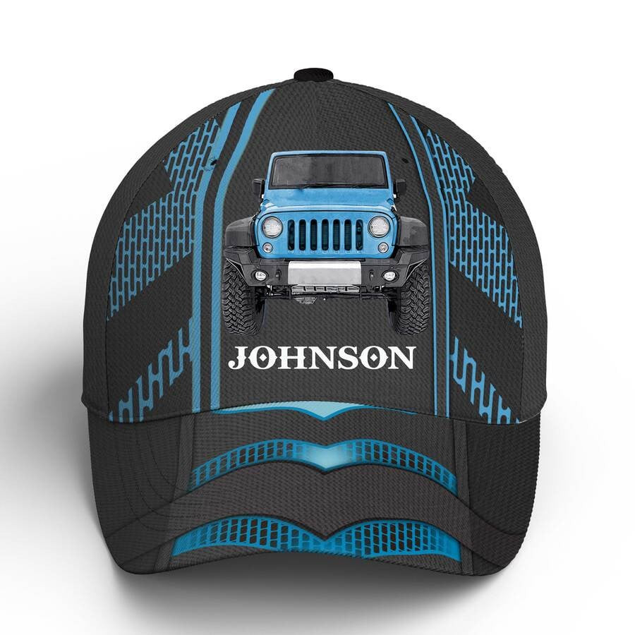 Black and White Jee Car Classic Cap for Jee Car Drivers, Jee Hats for Men, Women, Fans Trucker Hats Custom Hats Gifts For Men & Women