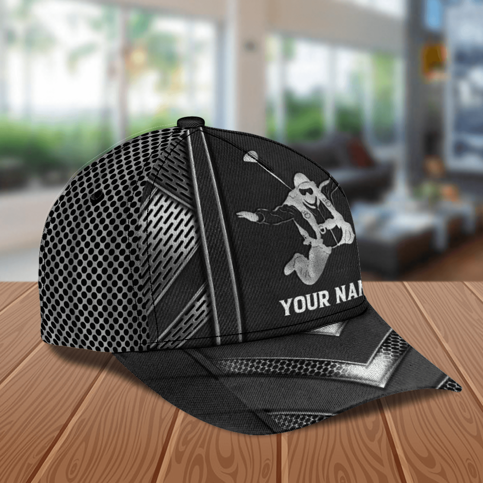 Black Color Skydiving Personalized Classic Cap, Personalized Gift for Skydiving Lovers, Skydiving Players Trucker Hats Custom Hats Gifts For Men & Women
