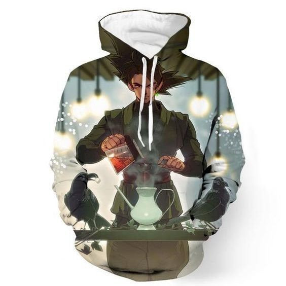 Black Goku Super Strong 3D All Over Print Hoodie, Zip Hoodie