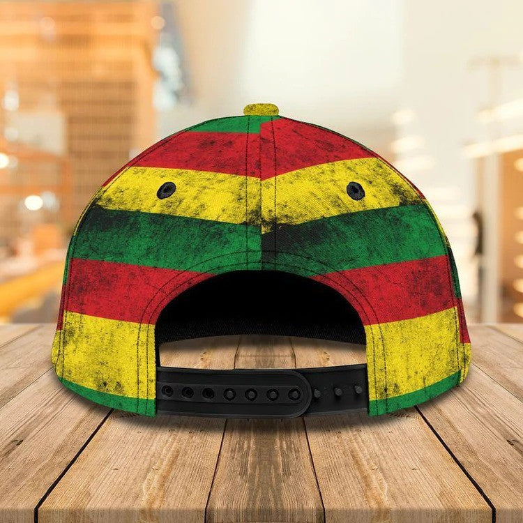 Black Man, Black King Cap for Juneteenth Day, 3D Classic Cap for Black Father, Black Man Trucker Hats Custom Hats Gifts For Men & Women