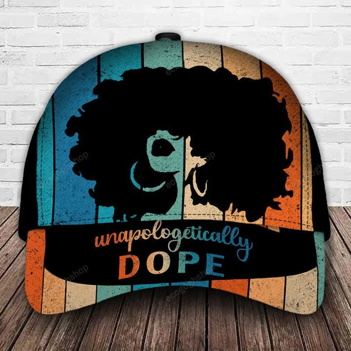 Black Man, Black King Cap for Juneteenth Day, 3D Classic Cap for Black Father, Black Man Trucker Hats Custom Hats Gifts For Men & Women