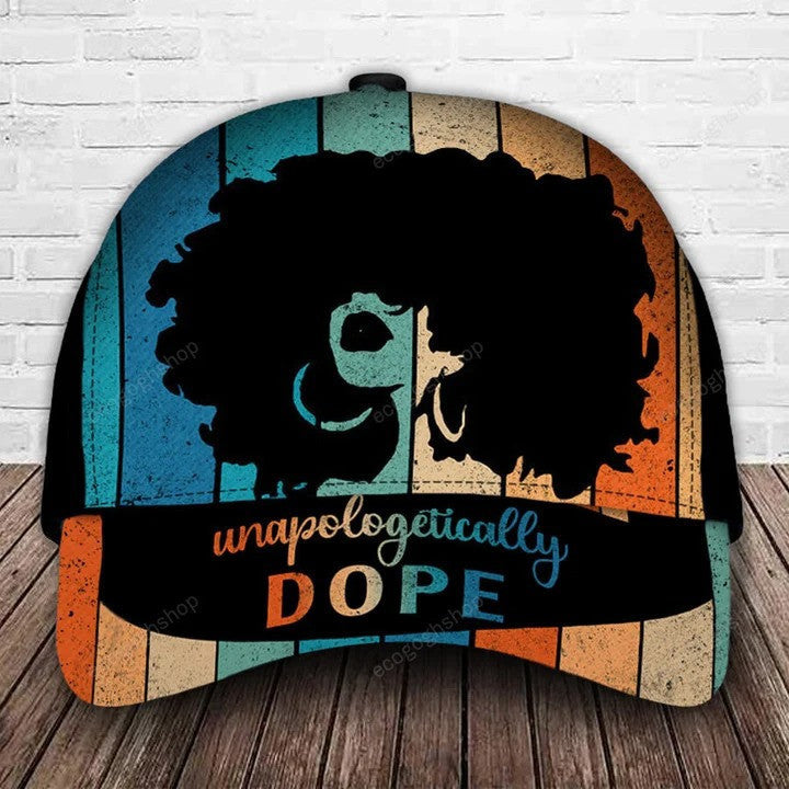 Black Man, Black King Cap for Juneteenth Day, 3D Classic Cap for Black Father, Black Man Trucker Hats Custom Hats Gifts For Men & Women