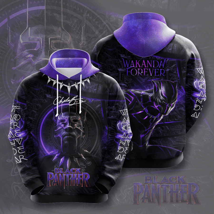 Black Panther 3D All Over Print Hoodie, Zip Hoodie