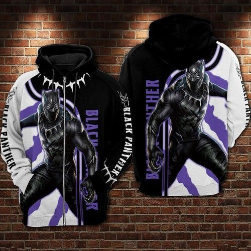 Black Panther 3D All Over Print Hoodie, Zip Hoodie