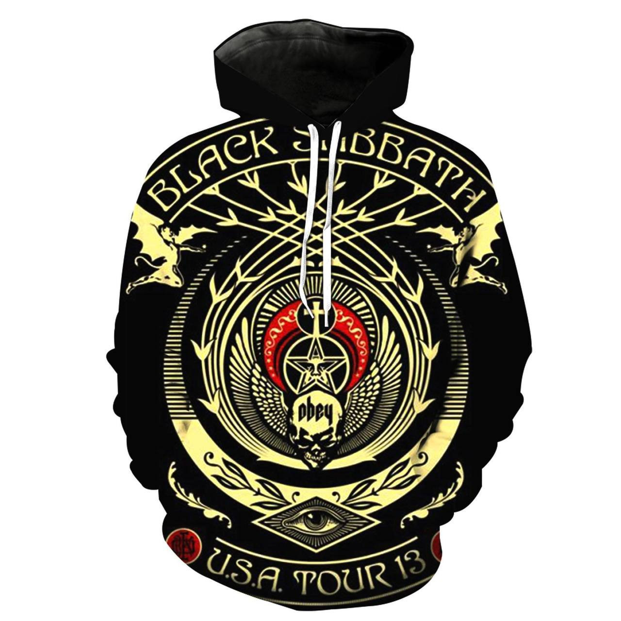 Black Sabbath 3D All Over Print Hoodie, Zip Hoodie