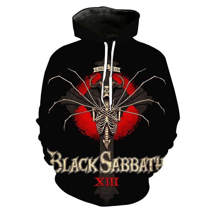 Black Sabbath 3D All Over Print Hoodie, Zip Hoodie