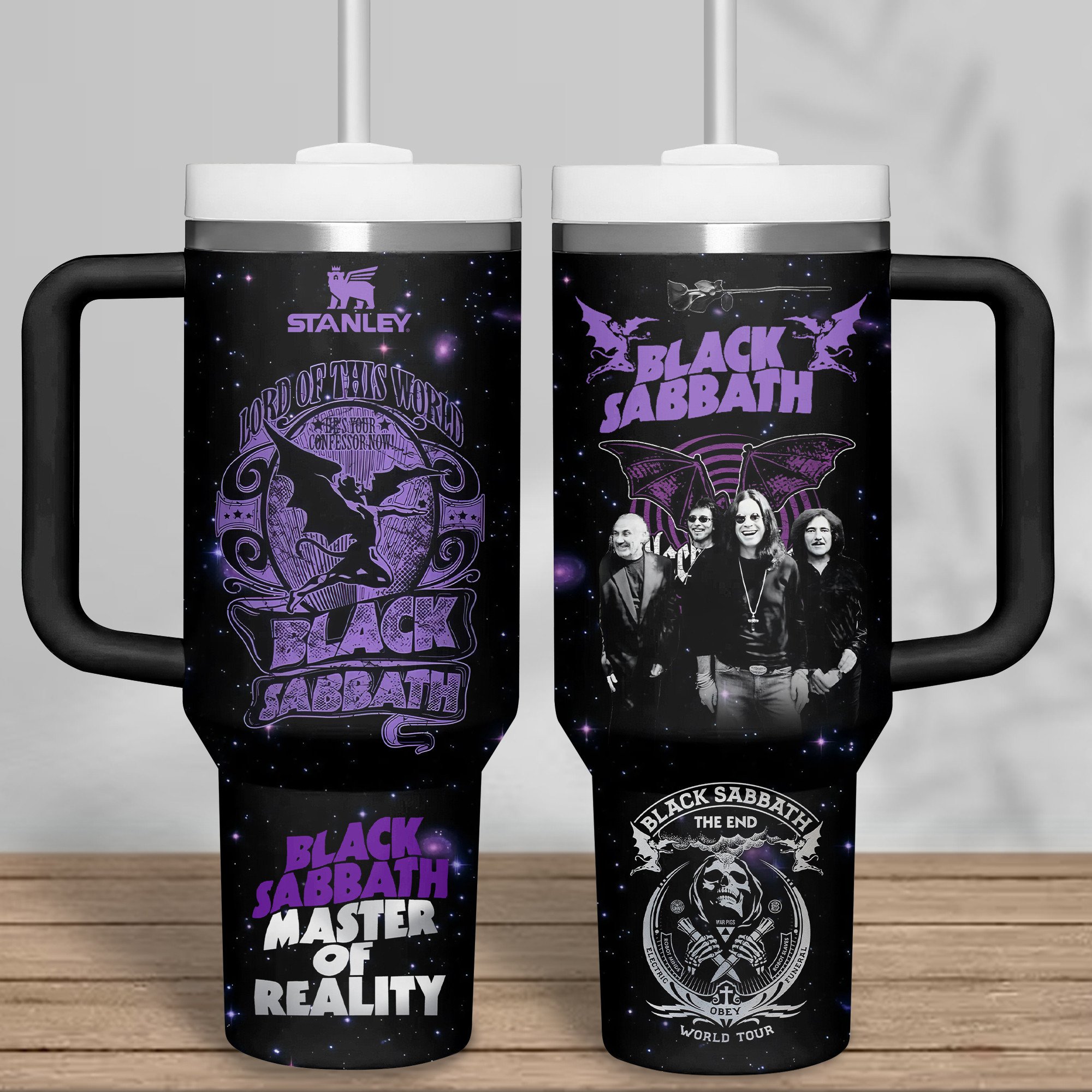 Black Sabbath Music Custom Stanley Cup 40 oz 30 oz Tumbler With HandleTVC2301279 - Image 2