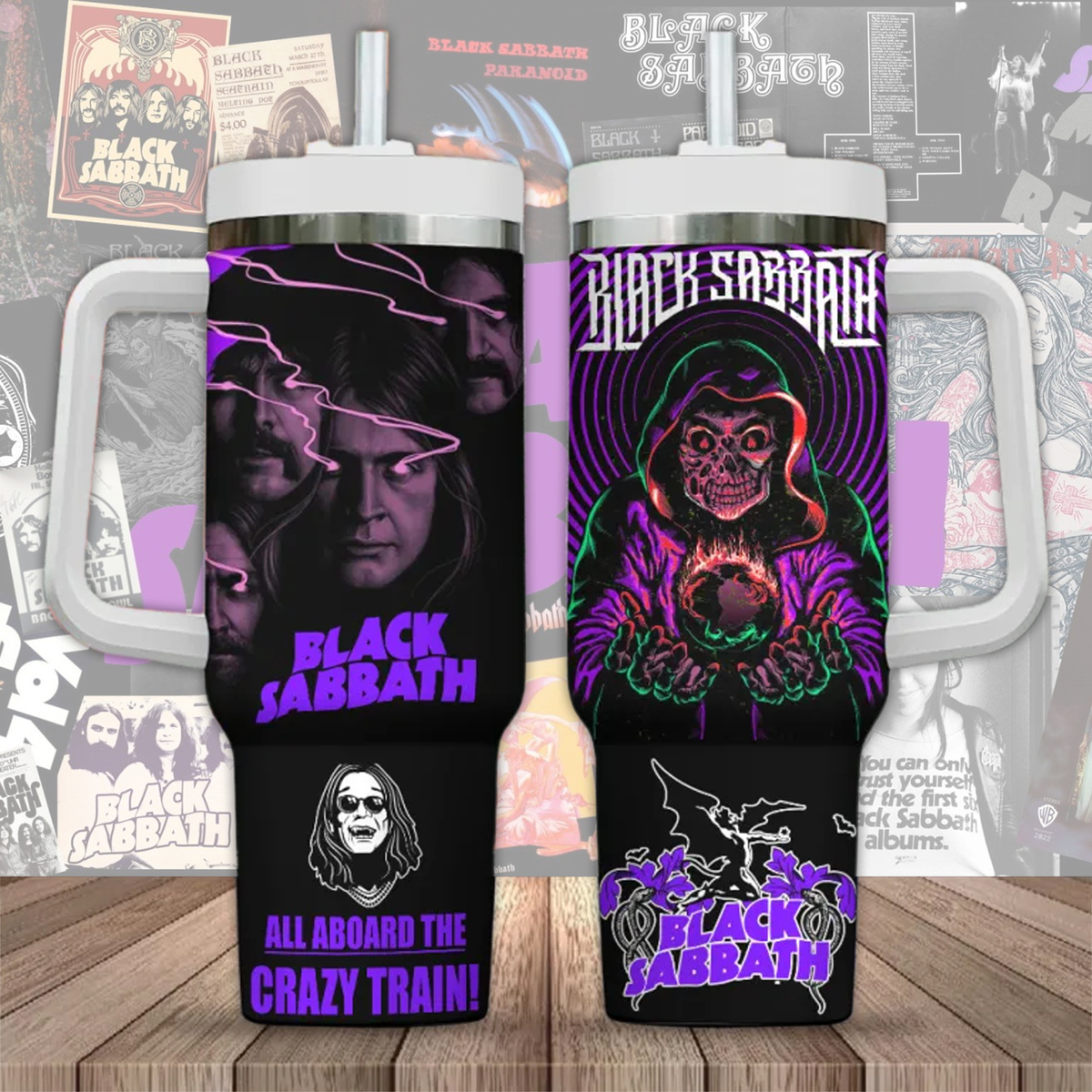 Black Sabbath Music Custom Stanley Cup 40 oz 30 oz Tumbler With HandleTVC2301280