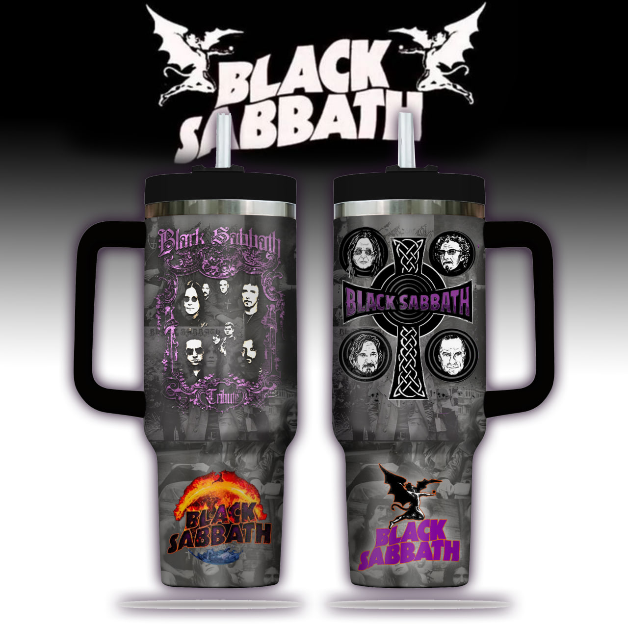 Black Sabbath Music Custom Stanley Cup 40 oz 30 oz Tumbler With HandleTVC2301291