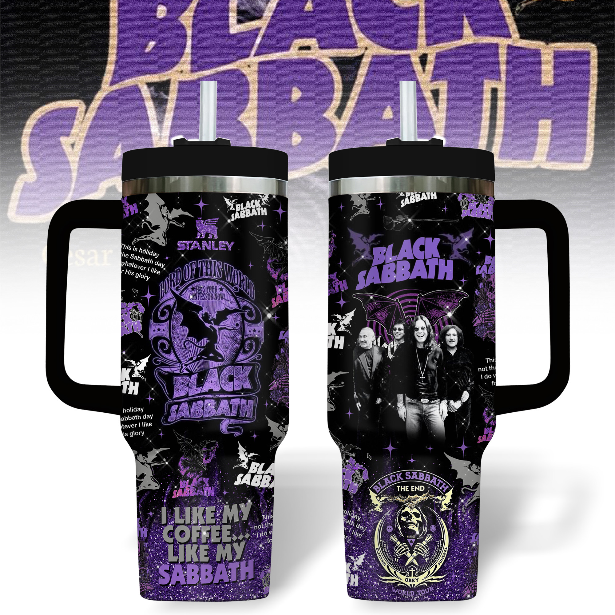 Black Sabbath Music Custom Stanley Cup 40 oz 30 oz Tumbler With HandleTVC2301342