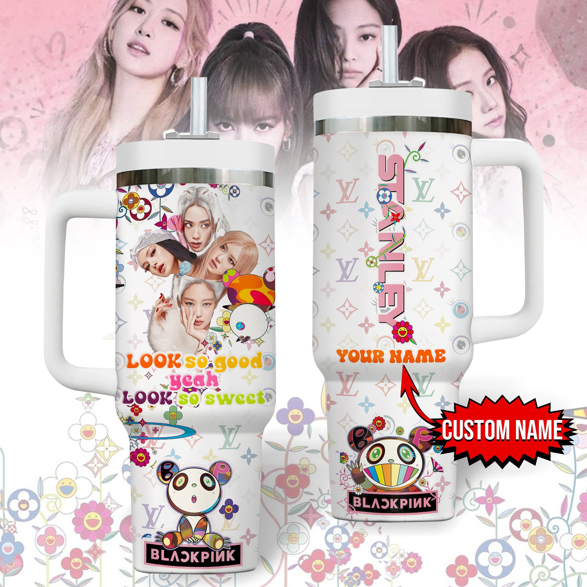 Blackpink Music Custom Stanley Cup 40 oz 30 oz Tumbler With HandleTVC2301178