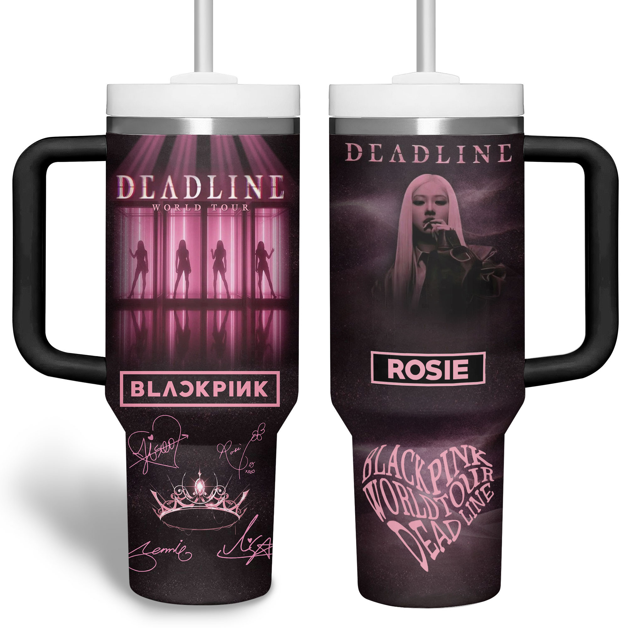 Blackpink Music Custom Stanley Cup 40 oz 30 oz Tumbler With HandleTVC2301180 - Image 2